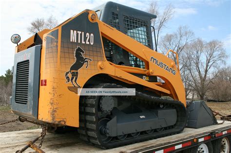 mustang mtl 20 skid steer|mustang skid steer attachments.